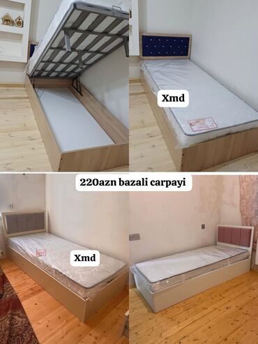 Çarpayılar: Yeni, Təknəfərlik çarpayı, Bazalı, Matras ilə, Siyirməsiz