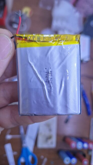 Akkumulyatorlar: Məhsul: 18650 tipli Li‑ion elementlər (fərdi ölçülmüş tutum — 10