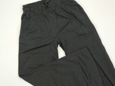 czarne zamszowa spódniczka: Sweatpants, SinSay, S (EU 36), condition - Good