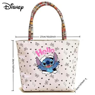 Çantalar: Disney “Stitch” temalı tote çanta - Ölçülər: 27 sm en, 20 sm — 2