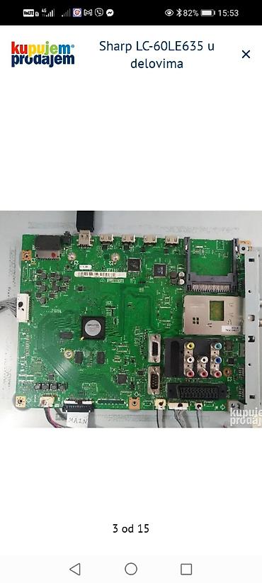Aksesoari za TV i video: Sharp LC-60LE635 – delovi i module Dostupni originalni delovi sa — 4