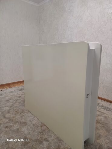 регулируемые опоры для кухонной мебели: Стол трансформер Для зала, Стол-книжка, цвет - Белый
