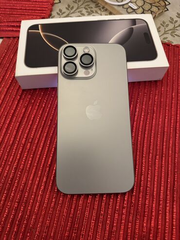 Apple iPhone: IPhone 16 Pro Max, Новый, 256 ГБ, Natural Titanium, Защитное стекло, Чехол, Кабель, 98 % — 6