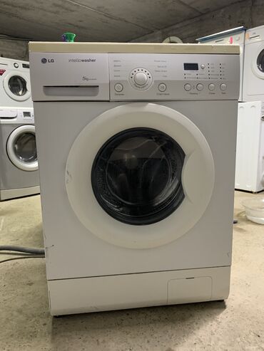 скупка стиральных машин бишкек: Стиральная машина LG, Б/у, Автомат, До 5 кг, Компактная