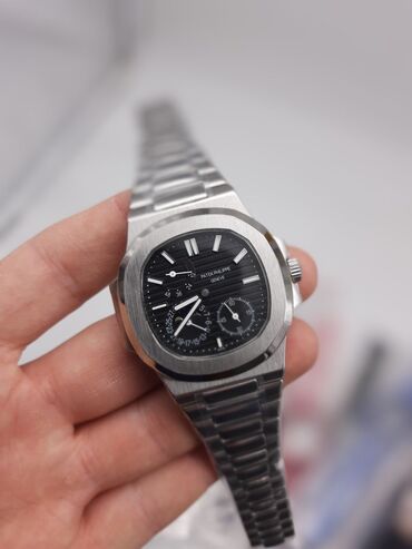 швейцарские часы patek philippe: Patek Philippe Nautilus ️Люкс качество ️Диаметр 40 мм ️Японский