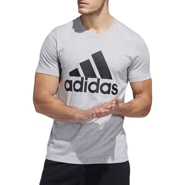 футболки adidas: Футболка S (EU 36), M (EU 38), L (EU 40), цвет - Серый