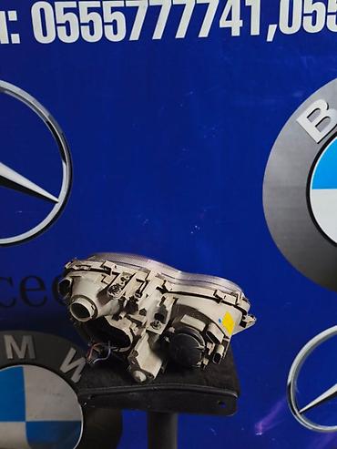 стекляный: Передняя левая фара Mercedes-Benz 2002 г., Б/у, Оригинал, Япония — 2