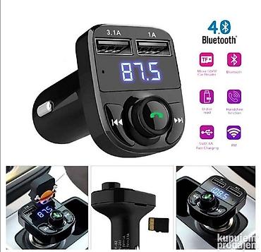 transmiter bluetooth: Transmiter za kola X22 model sa Bluetooth-om X22 Dvostruki USB punjač — 1