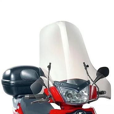 laki pecer: Veliko univerzalno vetrobransko staklo za skuter/motor - Visok — 1