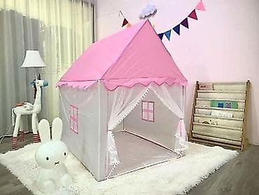 плащ палатка: Детская игровая палатка-домик House Tent в переносной сумке. - Форма — 2