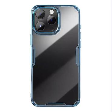 Maske i futrole za telefone: Maska Nillkin Nature Pro za iPhone 16 Pro Max 6.9 plava. Kataloški — 2