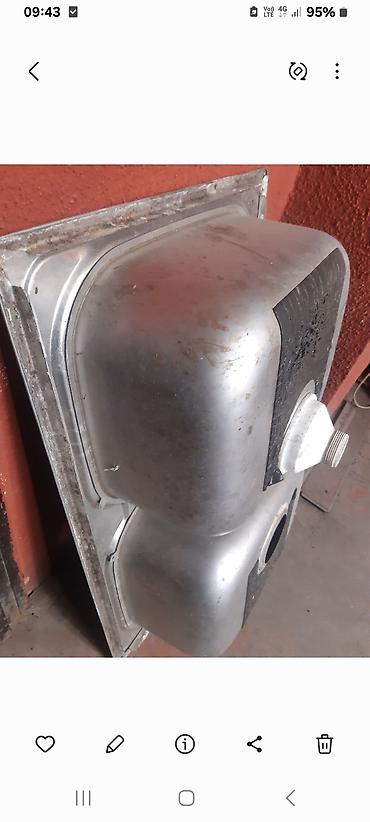 yaxa: Mətbəx ücün dərin iki kameralı paslanmaz canax -35man. Radiator — 6