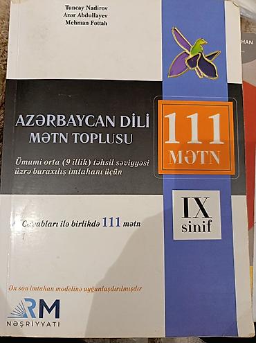 Testlər: Azərbaycan dili Testlər 9-cu sinif, RM, 1-ci hissə, 2024 il — 1