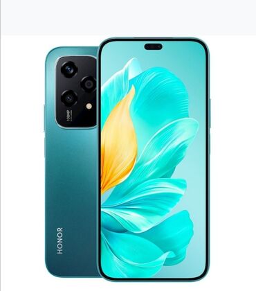 telefon lg: Honor 200 Lite, 256 GB, rəng - Göy, Barmaq izi