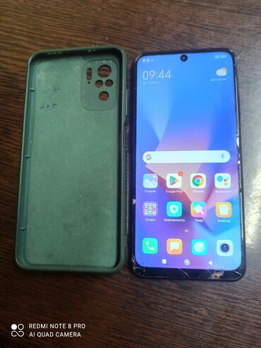 редми go: Redmi, Redmi Note 10S, Б/у, 64 ГБ, цвет - Синий, 1 SIM, 2 SIM