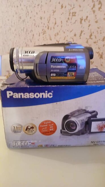 фотоаппарат nikon coolpix aw130: Videokamera Panasonic nv-gs330,həm video cəkir həm foto,mini dv