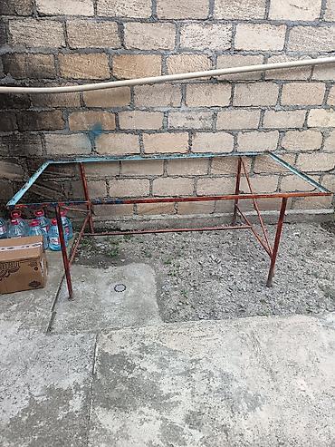 işlənmiş ofis stolu: Metall karkaslı stol çərçivəsi - Material: qalın profilli metal — 1