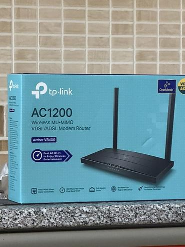 xiaomi pad 6: TP-Link Archer VR400 AC1200 VDSL/ADSL Modem Router yeni modem satilir — 1