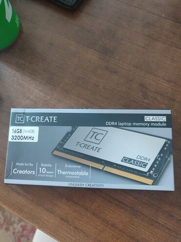 16gb ddr4: Оперативная память, Новый, 16 ГБ, DDR4, 3200 МГц, Для ноутбука