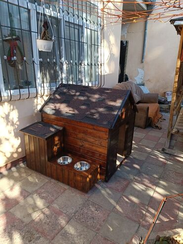 Qəfəslər: Məhsul: İt üçün açıq havada volyer və taxta it evi - Konstruksiya — 25