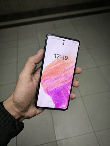 samsung 2 ci el telefon fiyatları: Samsung Galaxy A53, 128 GB, rəng - Qara, Barmaq izi, Face ID