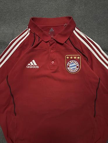 polo kurtka: Polo köynək, Adidas, rəng - Qırmızı — 2