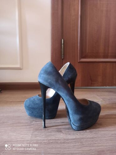 темно синие туфли: Туфли 35, цвет - Синий