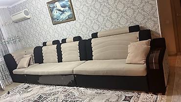 Угловой диван, C подушками