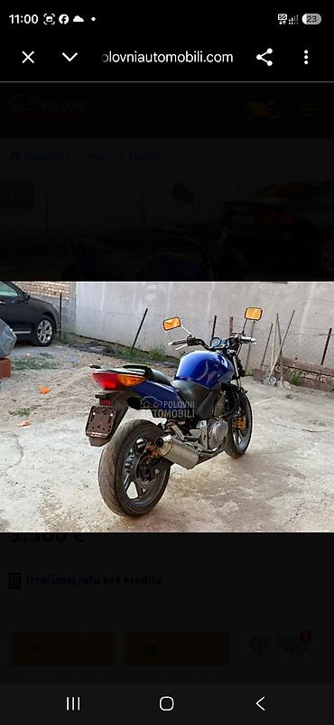 Honda: Honda CB500 – klasični naked, plava metalik - Motor: redni — 3