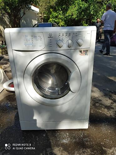 Paltaryuyan maşınlar: Paltaryuyan maşın Indesit, 5 kq, İşlənmiş, Avtomat, Qurutmasız, Kredit yoxdur, Ödənişli çatdırılma — 1