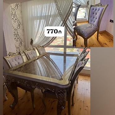mega mebel: Masa dəsti satılır 770₼. İdeal vəziyyətdə. masa açılır. Baha — 1