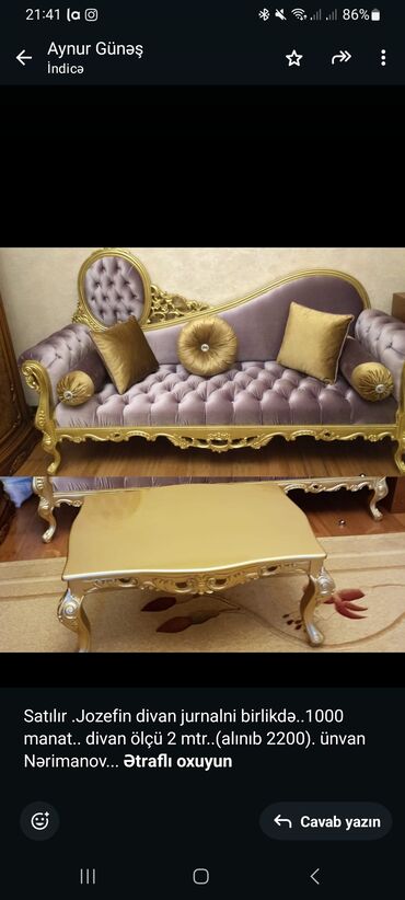 jozefin divanlar: Divan