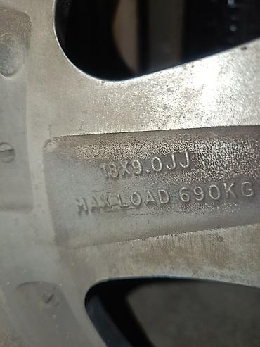 mangels disk: İşlənmiş Disk təkər Mercedes-Benz 215 / 45 / R 18, 5 Boltlu — 7