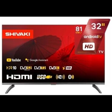 inqilab tv azərbaycan: Новый Телевизор Shivaki Led 32" HD (1366x768), Бесплатная доставка, Доставка в районы