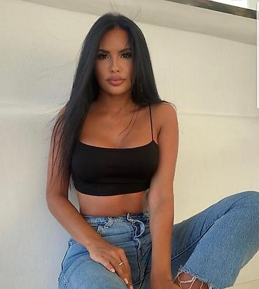tigar: Crop top na bratele sa elastinom — 1