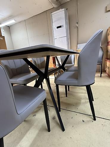 Кухонные столы и стулья: Кухонный стол и стул, цвет - Синий — 4