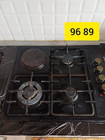 ikinci el 8 plus: Quraşdırılan qaz plitəsi – 4 gözlü, kombinə edilmiş modellə - Üst — 1