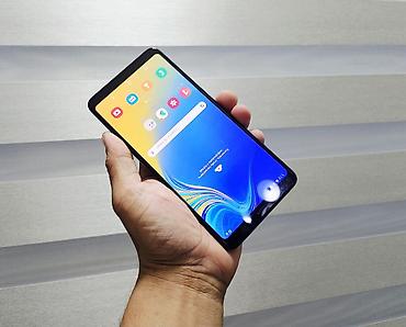 samsung galaxy a9: Samsung Galaxy A9, Б/у, 128 ГБ, цвет - Синий, 2 SIM — 3