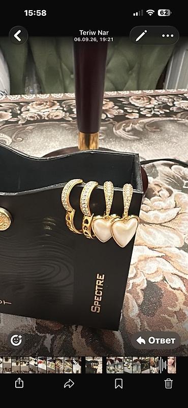 cartier sirga: Qadın sırğaları dəsti Hamisi birge cox ucuz - Üslub: klassik və — 3