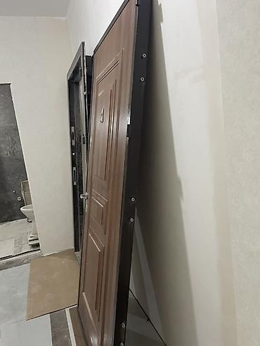 avropa qapi: Dəmir giriş qapısı – taxta teksturalı panel Qapi ag seherdə mənzildən — 6