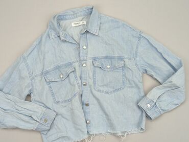 t shirty damskie pull and bear: Jeans jacket, Pull and Bear, XS (EU 34), condition - Good
