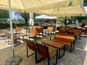 Baštenski nameštaj: Baštenska ganitura, Metal, bоја - Crna, Novo — 2