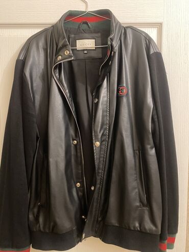 Рубашки: Мужская куртка, Бомбер, Осенняя, Gucci, M (EU 38)