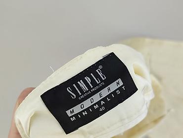len mango: SIMPLE, Spodnie materiałowe damskie, rozmiar L — 4