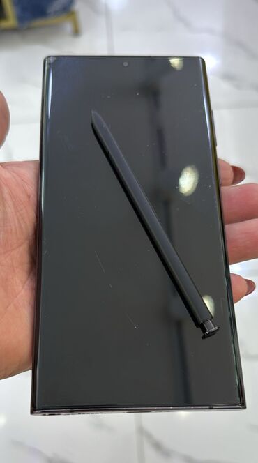 a21 s ikinci el: Samsung Galaxy S22 Ultra, 128 GB, rəng - Qara, Sensor, Barmaq izi, İki sim kartlı