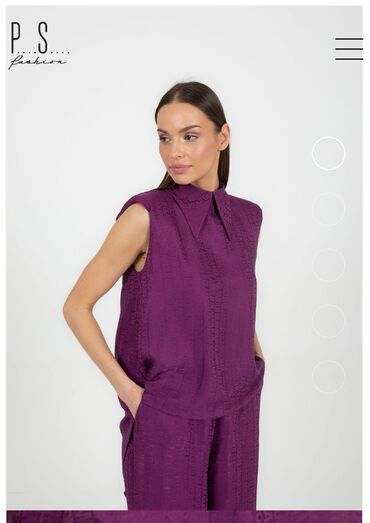 moderni kompleti za punije dame: PS Fashion, XL (EU 42), Single-colored, color - Purple