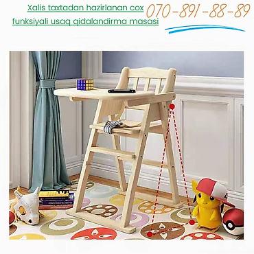 Yemək masaları, oturacaqları: 🪑Çox funksiyalı xalis taxtadan yemək masası. 🧸Materialı Çin — 8