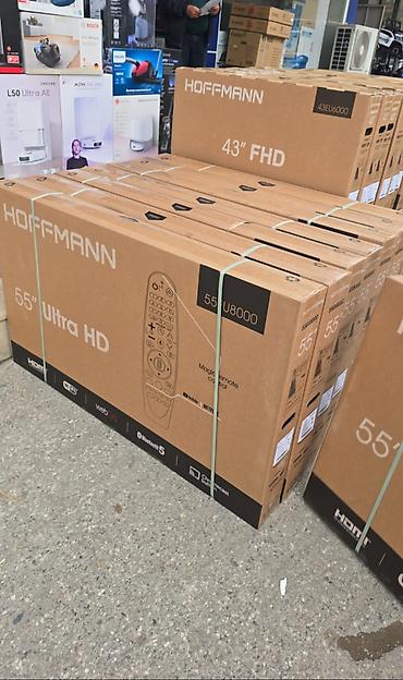 Yeni Televizor Hoffmann 55" UHD (3840x2160), Rayonlara çatdırılma