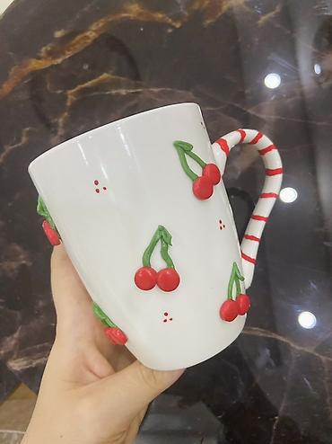 kisi sekilleri: Fincanlar, rəng - Mavi, Keramika, 1 əd — 9