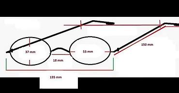 Naočare: CHAI Vintage ram za naočare Aviator Oldschool. Made in Germani! 100% — 12